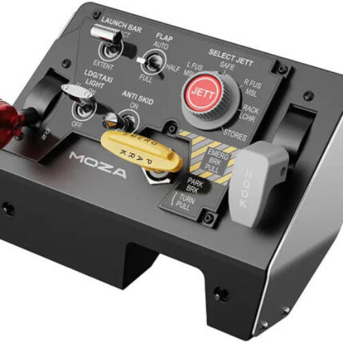 MOZA MTLP Multi-Function Brake Lever Panel | Programmable Panel Lights, 25 Switch Signals, High-Precision Hall Sensor, High-Strength Structure, Modular Compatibility