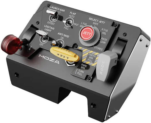 MOZA MTLP Multi-Function Brake Lever Panel | Programmable Panel Lights, 25 Switch Signals, High-Precision Hall Sensor, High-Strength Structure, Modular Compatibility