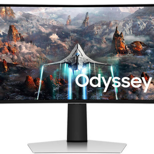 Samsung Odyssey OLED G9 G93SC 49″ Curved Gaming Monitor – White Edition