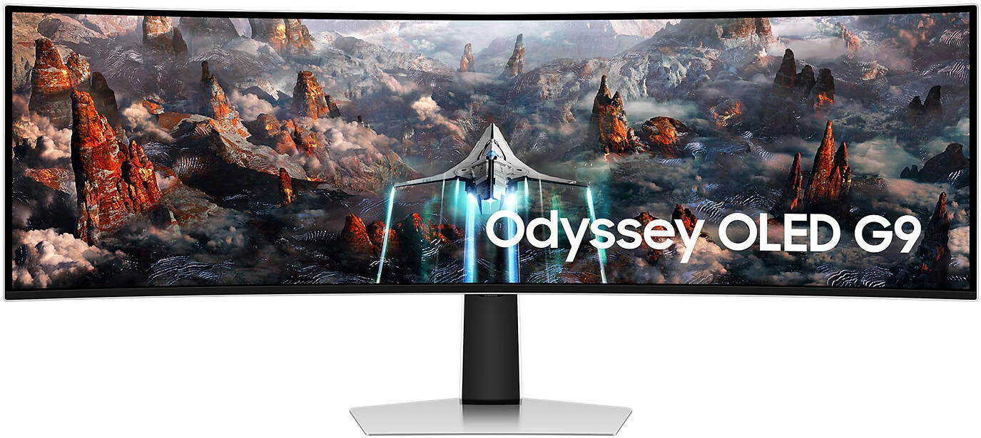 Samsung Odyssey OLED G9 G93SC 49" Curved Gaming Monitor – White Edition
