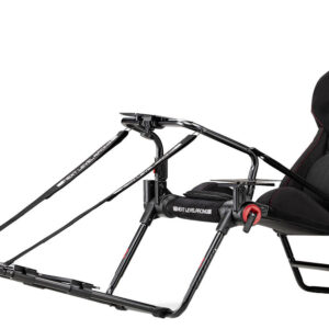 Next Level Racing GTLite Pro Foldable Racing Cockpit, Foldable & Rollaway, Design Entry-Level DD Wheelbases Up to 13 nm, Shifter Support Included | NLR-S031