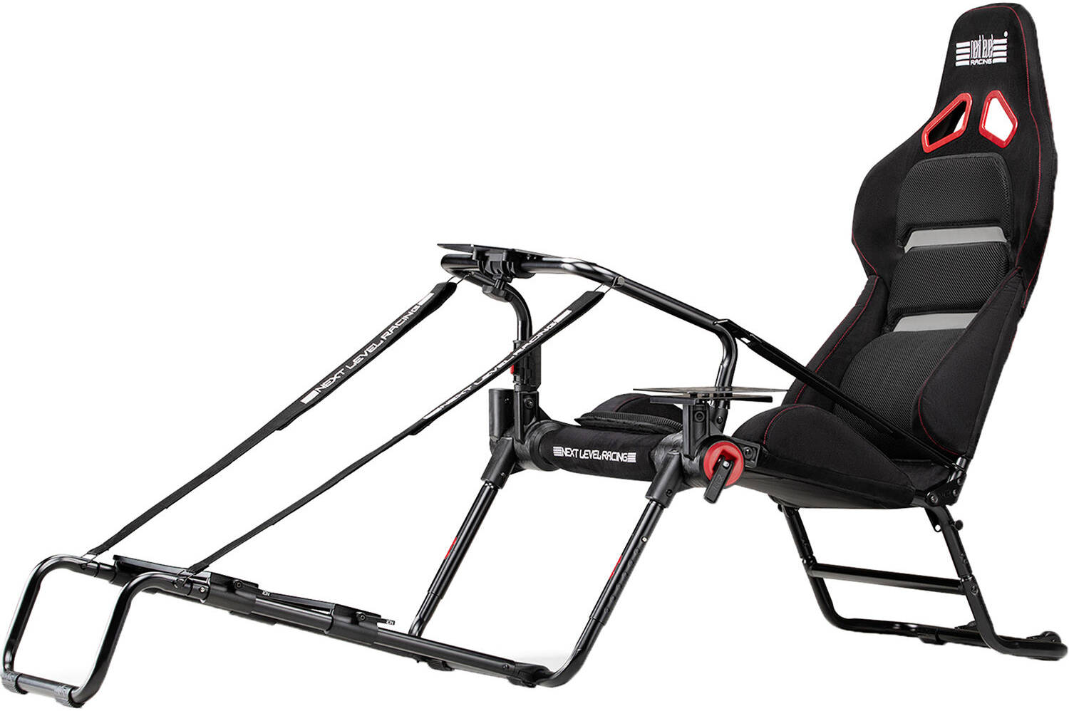 Next Level Racing GTLite Pro Foldable Racing Cockpit, Foldable & Rollaway, Design Entry-Level DD Wheelbases Up to 13 nm, Shifter Support Included | NLR-S031